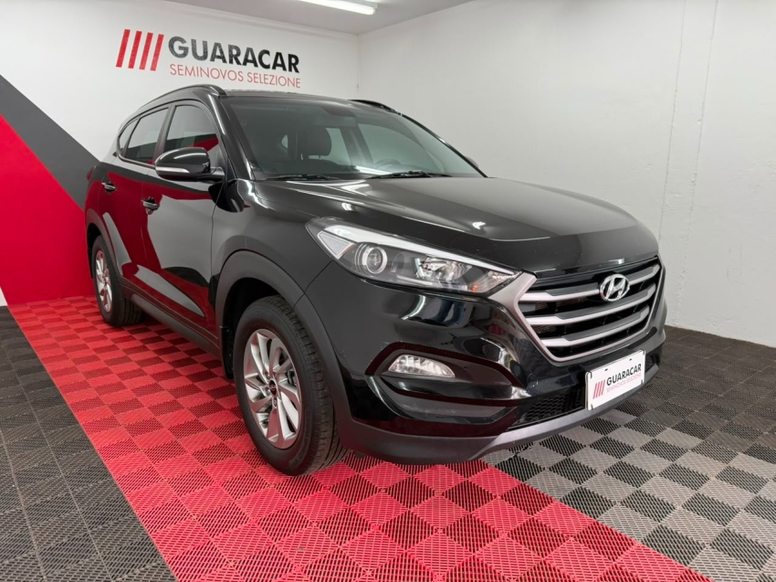 Hyundai TUCSON 1.6 16V T-GDI GASOLINA GLS ECOSHIFT na cor Preto