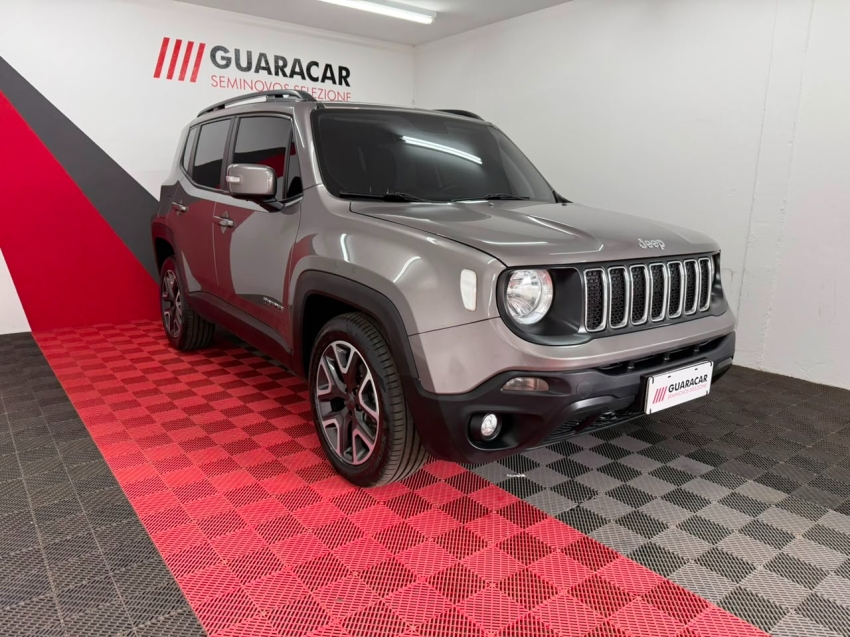 JEEP RENEGADE 1.8 16V FLEX LONGITUDE 4P AUTOMÁTICO na cor Cinza