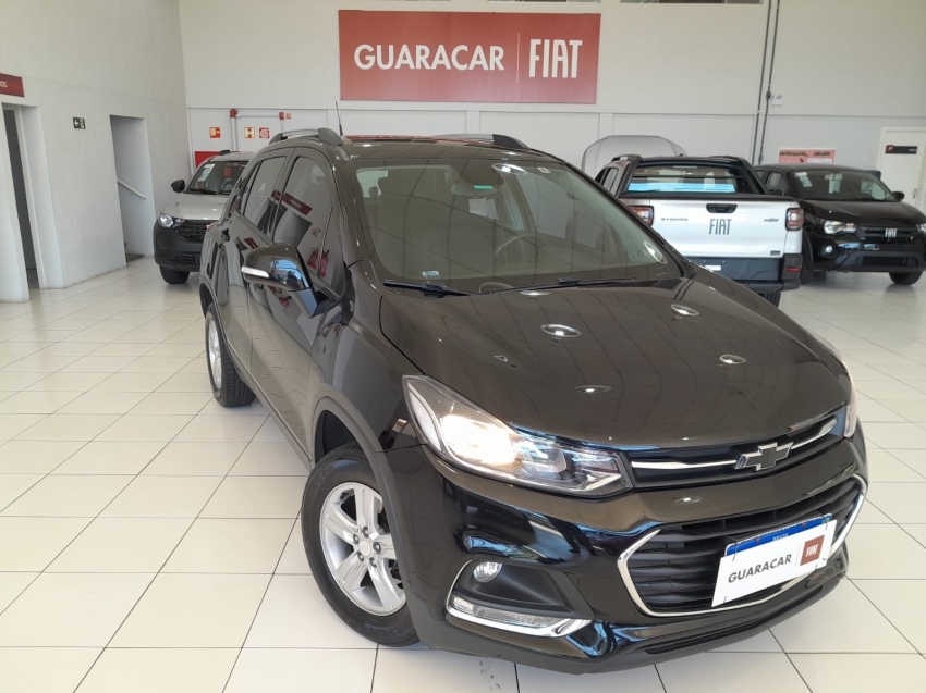 Chevrolet TRACKER 1.4 16V TURBO FLEX LT AUTOMÁTICO na cor Preto