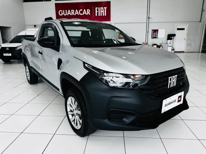 Fiat STRADA 1.4 FIRE FLEX ENDURANCE CS MANUAL na cor Prata